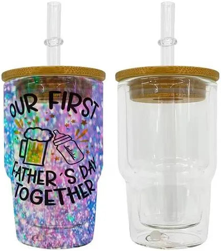 ✨ Handmade 4oz Custom Snowglobe Shot Glass  – Decal & Color Personalized ✨